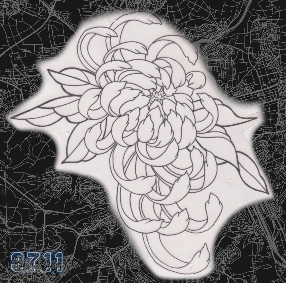 chrysantheme tattoo benztown Tattoo piercing Asiatattoo tattoostudio 0711tattoo Stuttgart (1)