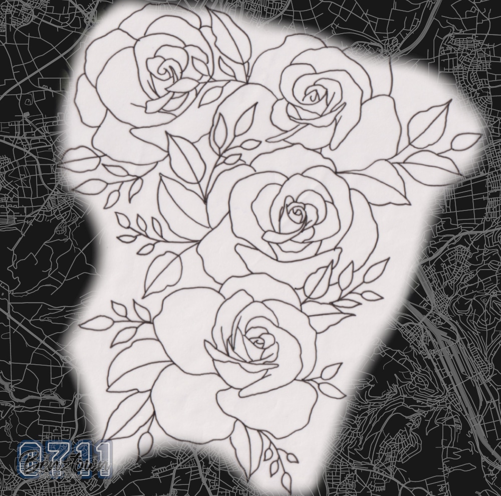 rosen rose blumen flower taschenuhr tattoo benztown Tattoo piercing tattoostudio 0711tattoo Stuttgart (3)