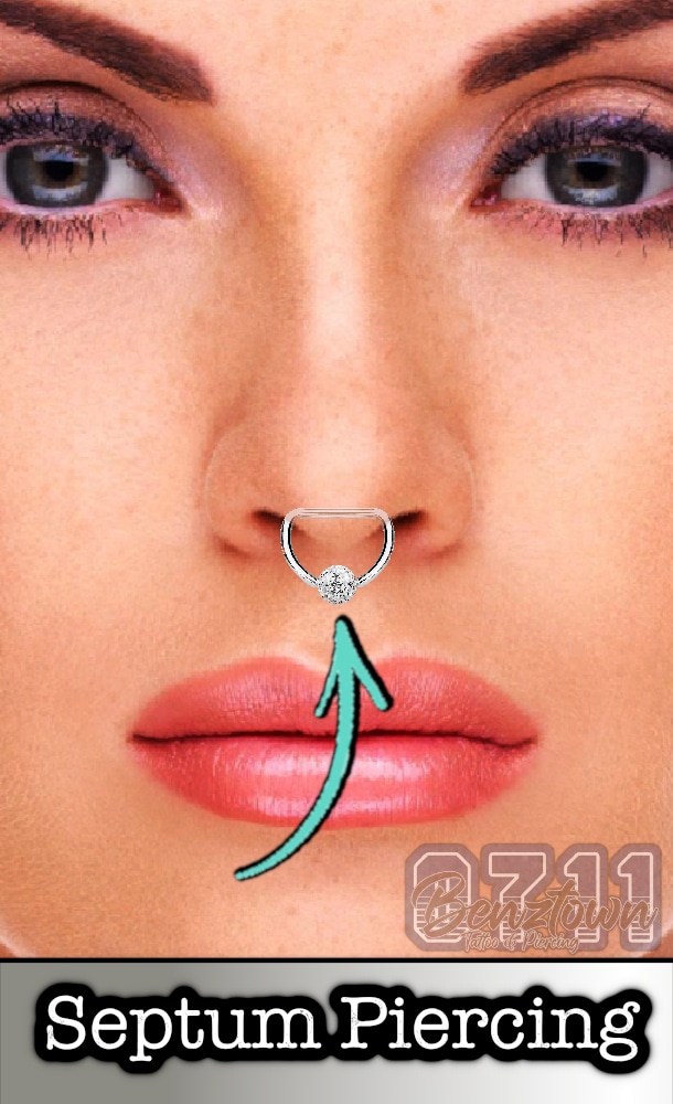 Septum Piercing benztown Piercingstuttgart. 0711piercing piercingstudio