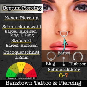 Septum Piercing Bentown Tattoo Piercing stuttgart ink station