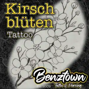 kirschblüten cherryflower kirschblütentattoo Asiatattoo tattoo benztown tattoowissen tattoos erklärt tattoos stuttgart tattoostudio