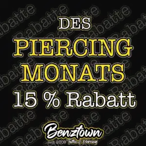 piercing des monats 15 prozent rabatt piercing piercingserklärt piercingwissen benztown piercingstudio 0711 piercing piercings