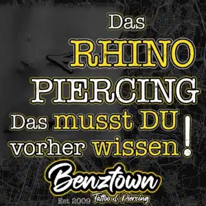 rhino rhinopiercing gesichtspiercing piercing piercingserklärt piercingwissen benztown piercingstudio 0711 piercing piercings