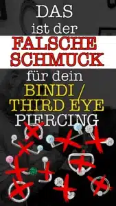 FALSCHER schmuck bindi third eye piercing tom piercer piercingerklärt piercingwissen piercing stuttgart 0711piercing piercing
