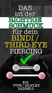 richtiger schmuck bindi third eye piercing tom piercer piercingerklärt piercingwissen piercing stuttgart 0711piercing piercing